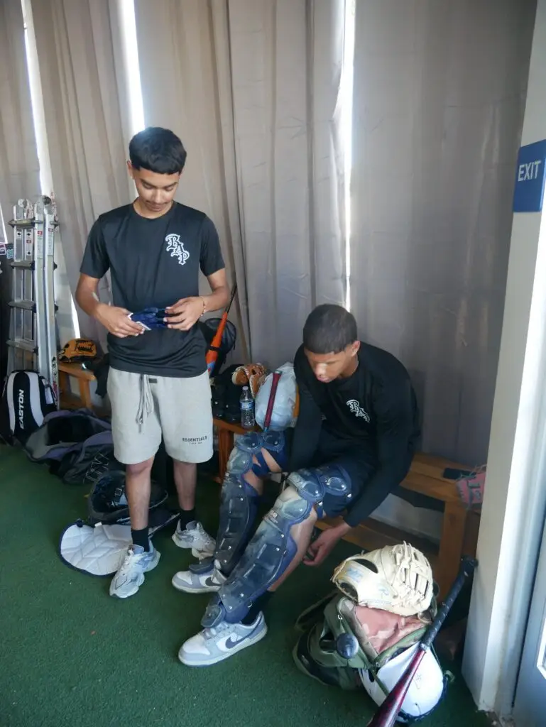 BAP players gearing up before practice